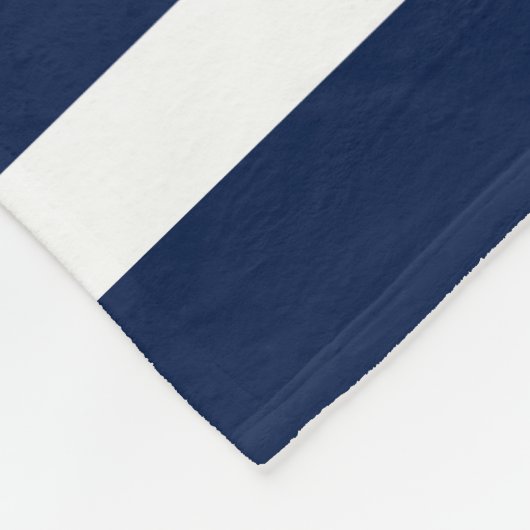 Nautische Ankermonographie Navy Fleecedecke (Ecke)