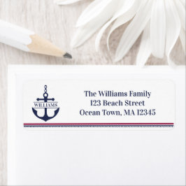 Nautische AnkerRücksendeadresse