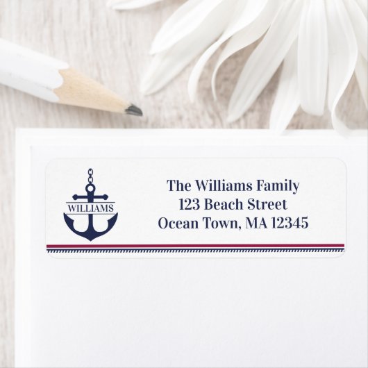 Nautische AnkerRücksendeadresse (Insitu)