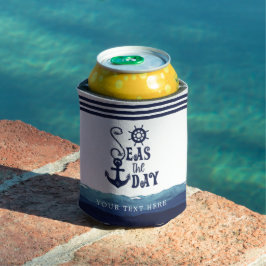 Nautische AnkerSEE AM Personalisierten TAG Dosenkühler