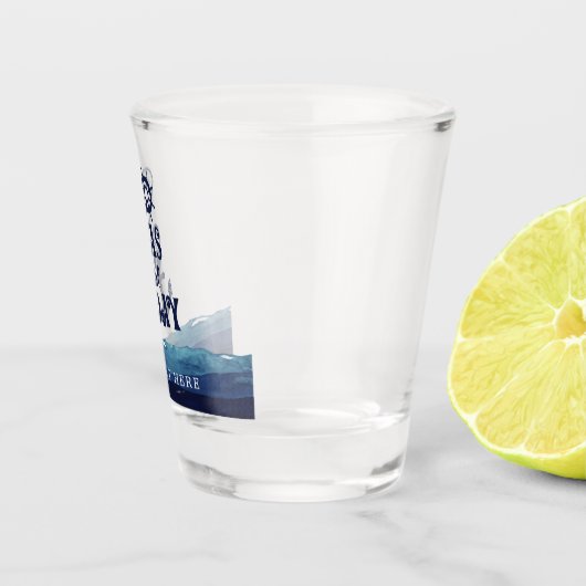 Nautische AnkerSEE AM Personalisierten TAG Schnapsglas (Rechts)