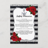 Nautische Ankersilber Begleitkarte (Vorderseite)