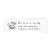 Nautische Ankerurlaub Rücksendeadresse (Vorne)