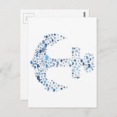 nautische Ankla Postkarte (Vorne/Hinten)