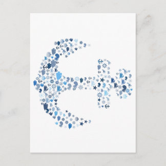 nautische Ankla Postkarte