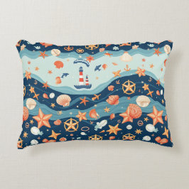 Nautische Armwirbelkissen - Set Segel im Stil Dekokissen