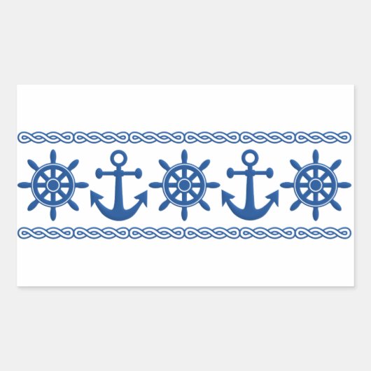Nautische Aufkleber (Vorderseite)