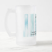 Nautische Bachelor-Party Mattglas Bierglas (Links)