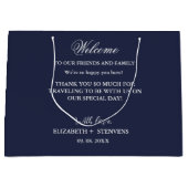 Nautische Begrüßungstasche Hotelgästen Taschen Große Geschenktüte (Vorderseite)