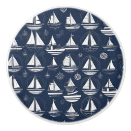 Nautische benutzerdefinierte Keramik Keramikknauf