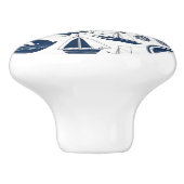 Nautische benutzerdefinierte Keramik Keramikknauf (Seitenansicht)