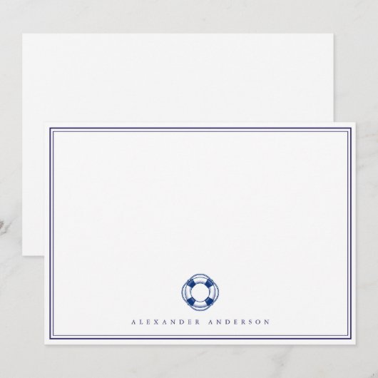 Nautische Berufliche Doppelgrenzkarte Mitteilungskarte (Vorne/Hinten)