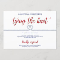 Nautische Bindung des Brautparty zur Knotenentfalt