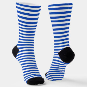 Nautische blaue Streifen Socken