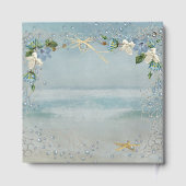 Nautische Blume auf Net Wedding Gästebuch (Rückseite)