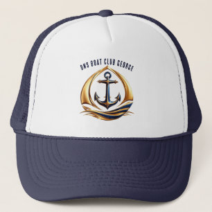 Nautische Boot-Mesh-Kappe Truckerkappe