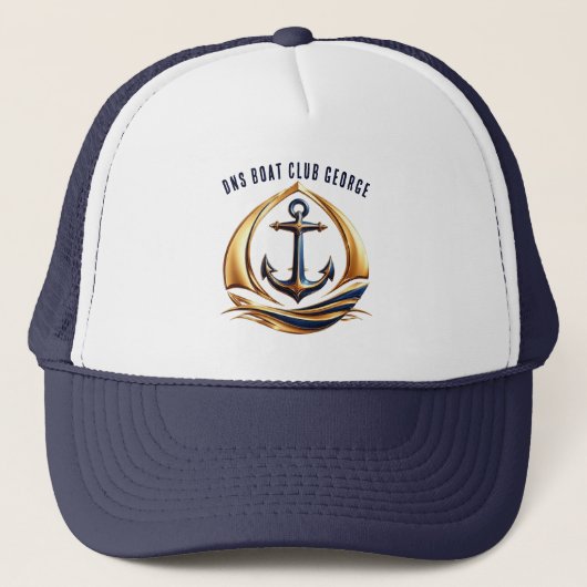 Nautische Boot-Mesh-Kappe Truckerkappe (Vorderseite)