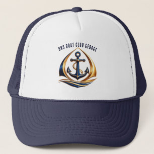 Nautische Bootsnetz-Kappe Truckerkappe