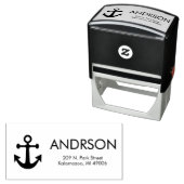 Nautische Briefmarke für klassische Ankerfarben Permastempel (Beispiel)