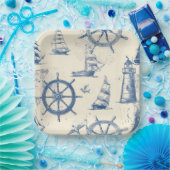 Nautische Brise Paper Bowl Pappteller (Party)