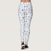 Nautische Collage Leggings (Rückseite)