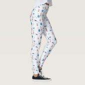 Nautische Collage Leggings (Rechts)