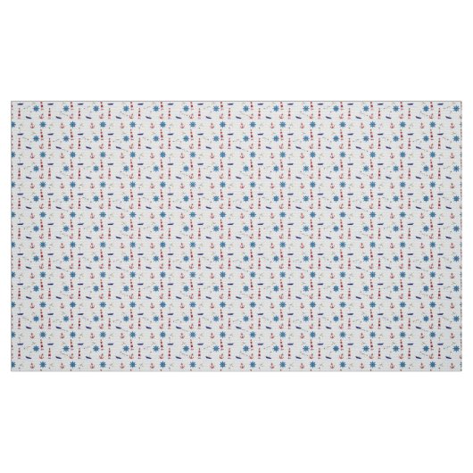 Nautische Collage Stoff (Fat Quarter (45,7 x 55,9 cm))