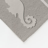 Nautische Darstellung Fleecedecke (Ecke)