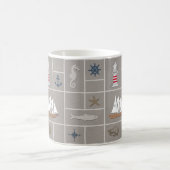 Nautische Darstellung Kaffeetasse (Mittel)