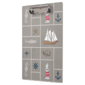 Nautische Darstellung Klemmbrett (Links)