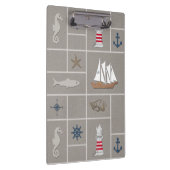 Nautische Darstellung Klemmbrett (Rechts)