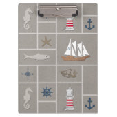 Nautische Darstellung Klemmbrett (Vorderseite)