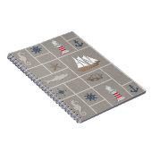 Nautische Darstellung Notizblock (Rechte Seite)