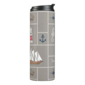 Nautische Darstellung Thermosbecher (Nach links gedreht)