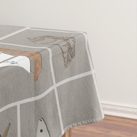 Nautische Darstellung Tischdecke (Beispiel)