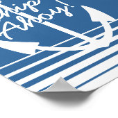 Nautische Dekoration | Ahoy-Anker (Ecke)