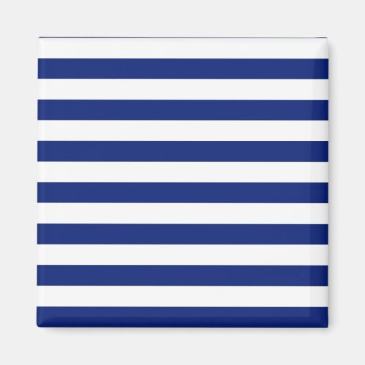 Nautische Dekoration der Navy Stripes Magnet (Vorne)