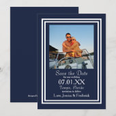 Nautische Doppelwaffe - Save the Date (Vorne/Hinten)