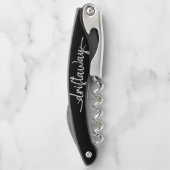 nautische DRIFT AWAY-Schrift Kellnermesser (Rückseite)