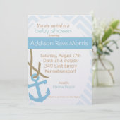 Nautische Einladung an den Docks (Stehend Vorderseite)