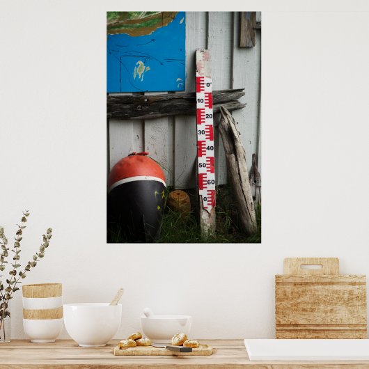 Nautische Elemente Poster (Küche)