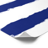 Nautische Emblem mit Segelschiff Poster (Ecke)