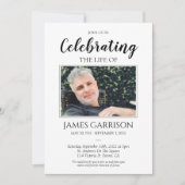 Nautische Feier des Lebens mit Foto Einladung (Vorderseite)