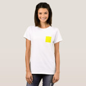 Nautische Flagge Q T-Shirt (Vorne ganz)
