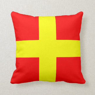 Nautische Flagge "R", Romeo-Pillow Kissen