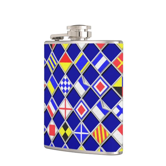 Nautische Flaggen Flachmann (Links)