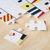 Nautische Flaggen-Jigsaw-Puzzle Puzzle (Seite)