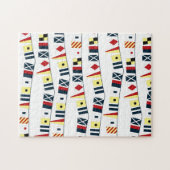 Nautische Flaggen-Jigsaw-Puzzle Puzzle (Horizontal)