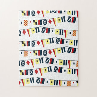 Nautische Flaggen-Jigsaw-Puzzle Puzzle