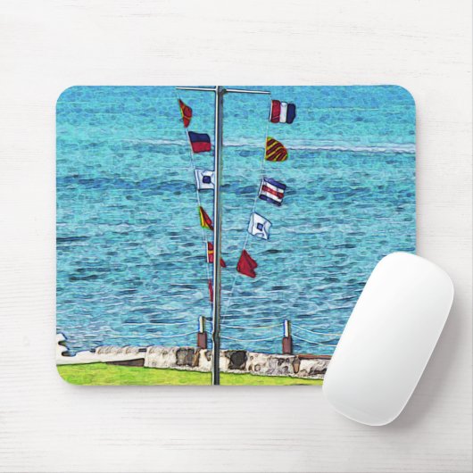 Nautische Flaggen Mousepad (Mit Mouse)